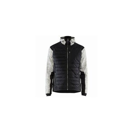 Veste hybride gris/noir