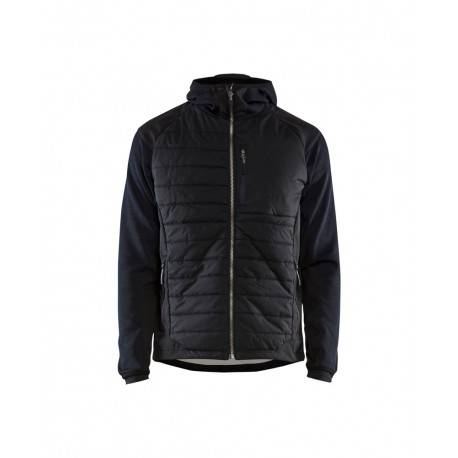 Veste hybride navy/noir