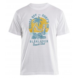 9418Tshirt Blaklader Blanc