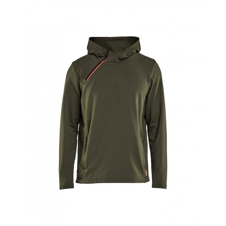Sweat Zip capuche Blaklader kaki